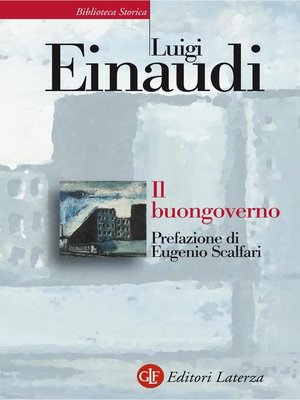 cover image of Il buongoverno